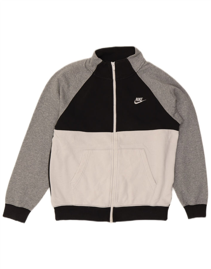 Nike Herren-Trainingsanzugoberteil, Jacke, klein, mehrfarbig, Colourblock-Baumwolle