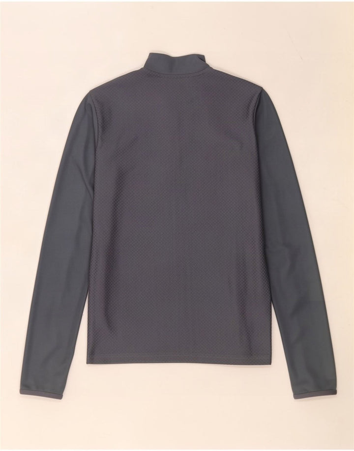 Adidas Jungen Aeroready Zip Neck Pullover Trainingsanzug Top 11-12 Jahre Grau