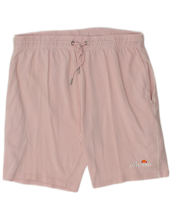 Ellesse Herren-Sportshorts aus mittelrosa Baumwolle