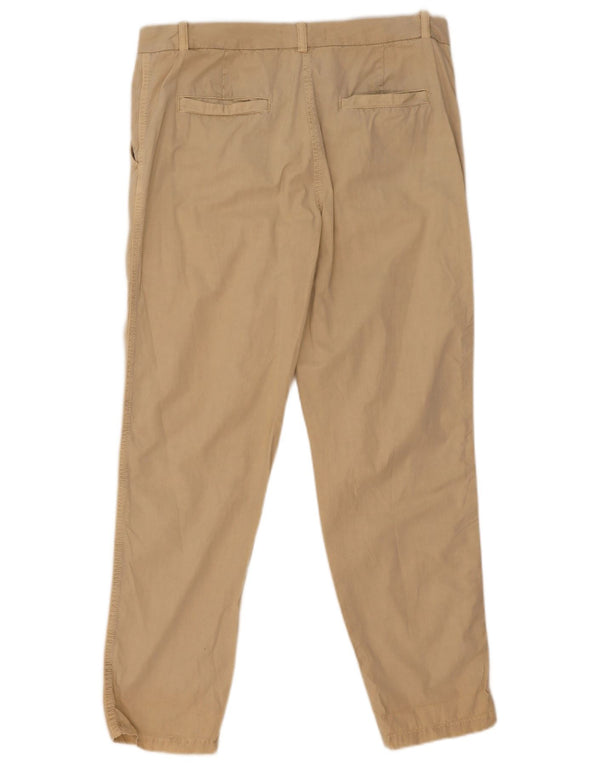 Marks & Spencer Damen Tapered Chinohose UK 12 Medium W32 L28 Beige