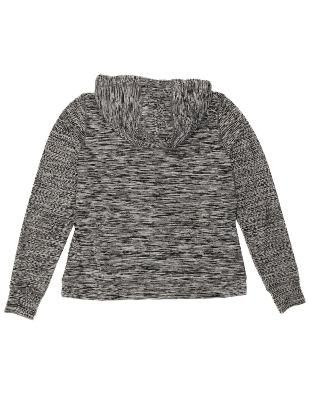 Superdry Graphic Hoodie-Pullover für Damen, UK 12, Mittelgrau geflecktes Polyester