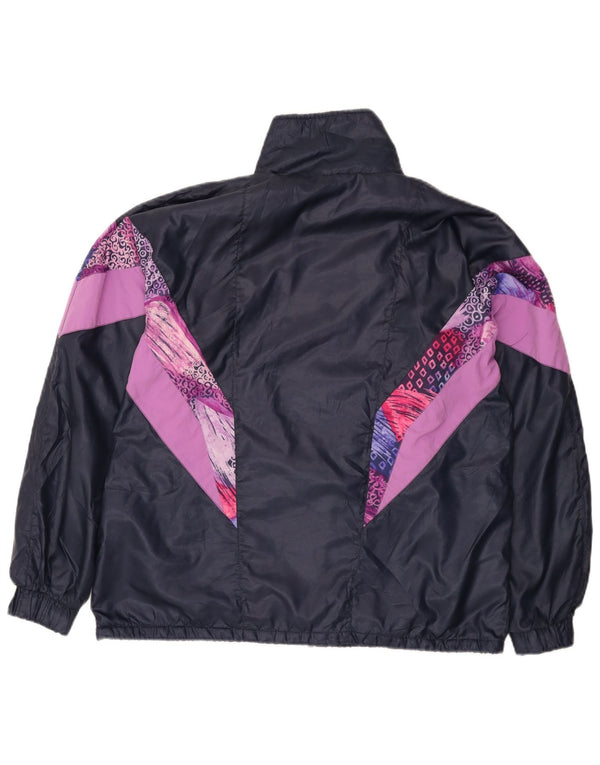 Karhu Wende-Trainingsanzugoberteil für Damen, UK 18, XL, Marineblau, Farbblock