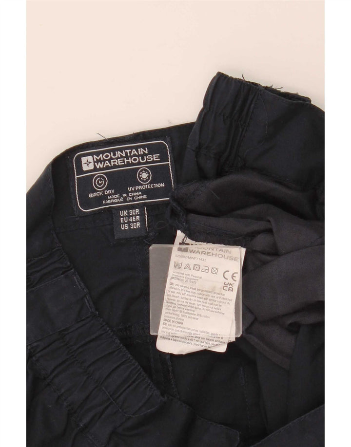 Mountain Warehouse Gerade Herren-Cargohose W30 L31 Marineblaues Polyester