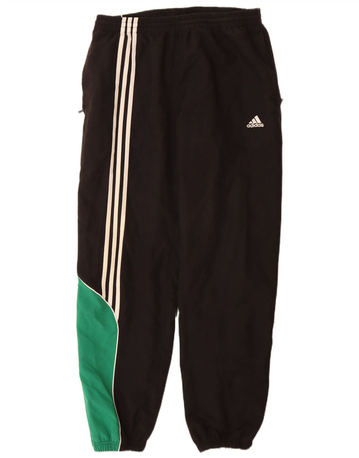 ADIDAS Herren-Trainingshose, Jogginghose, Größe 44/46, groß, Schwarz, Farbblock