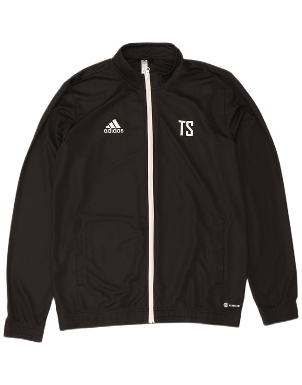 Adidas Herren Aeroready Graphic Trainingsanzug-Top-Jacke, groß, schwarz, Farbblock