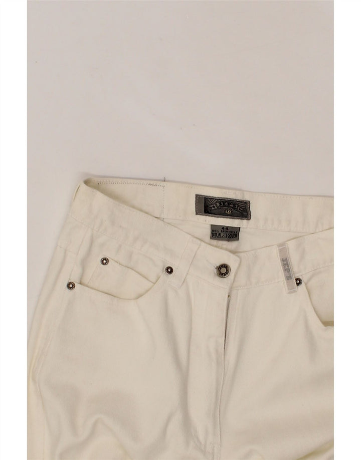 JEP'S Womens Tapered Jeans IT 44 Medium W30 L29 Off White Cotton Vintage Jep's and Second-Hand Jep's from Messina Hembry 