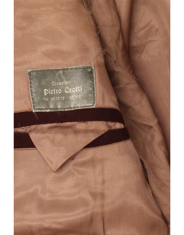 Vintage Herrenmantel UK 36 Small Brown