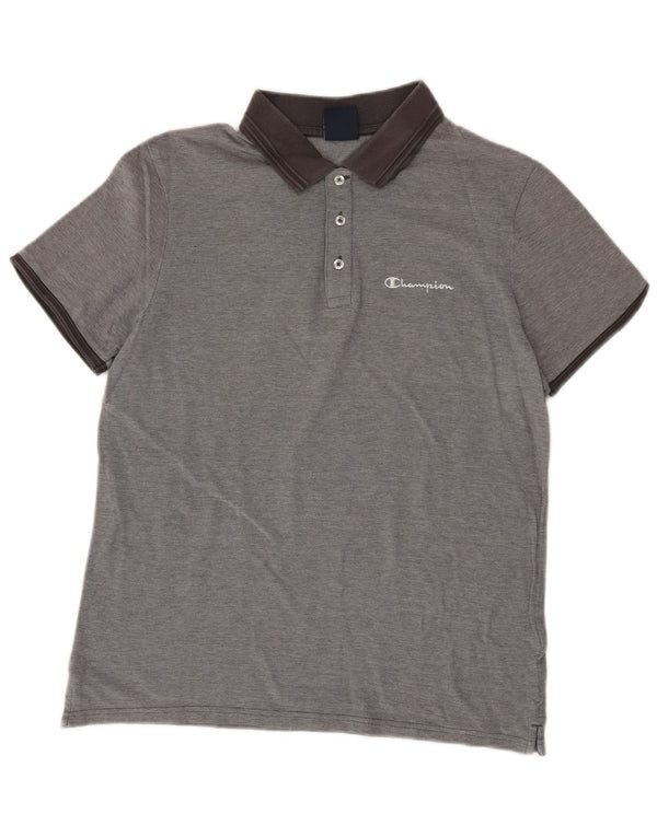 Champion Herren-Poloshirt, groß, Grau