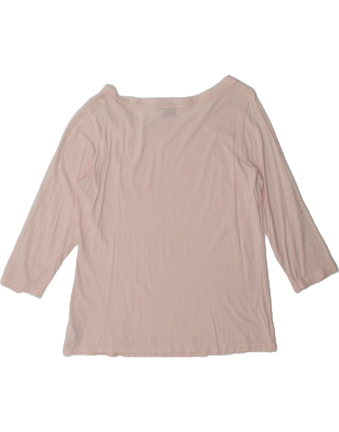 EDDIE BAUER Womens Top 3/4 Sleeve UK 16 Large Pink Cotton Vintage Eddie Bauer and Second-Hand Eddie Bauer from Messina Hembry 