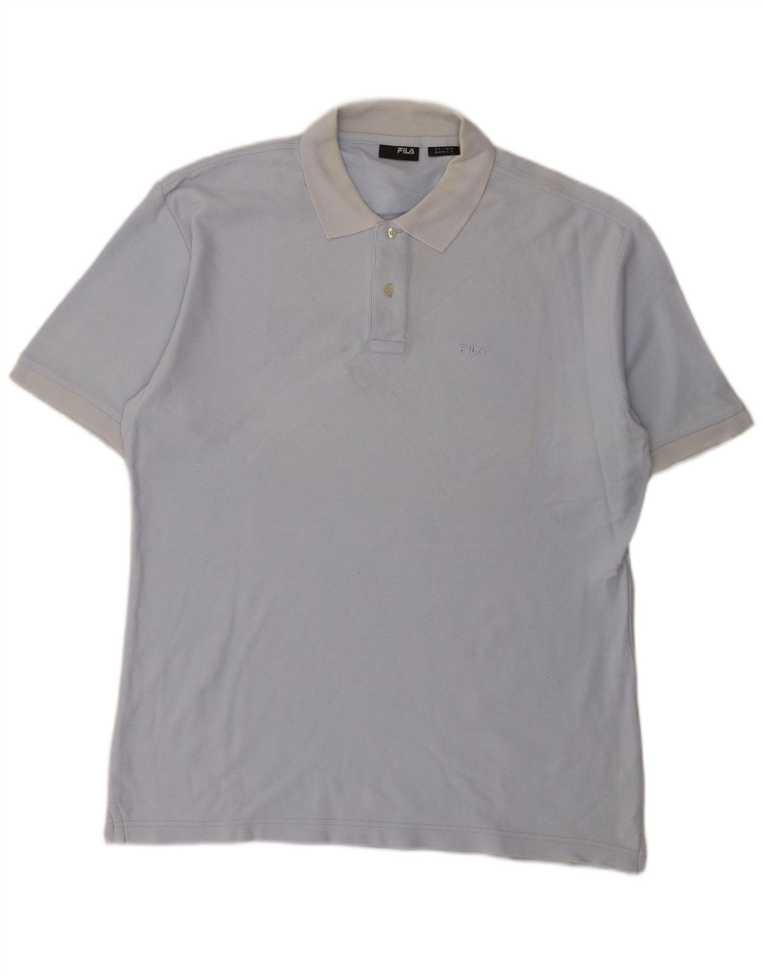 Fila Herren Poloshirt XL Blau Baumwolle