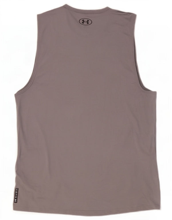 Under Armour Mens Vest Top Medium Grey Polyester