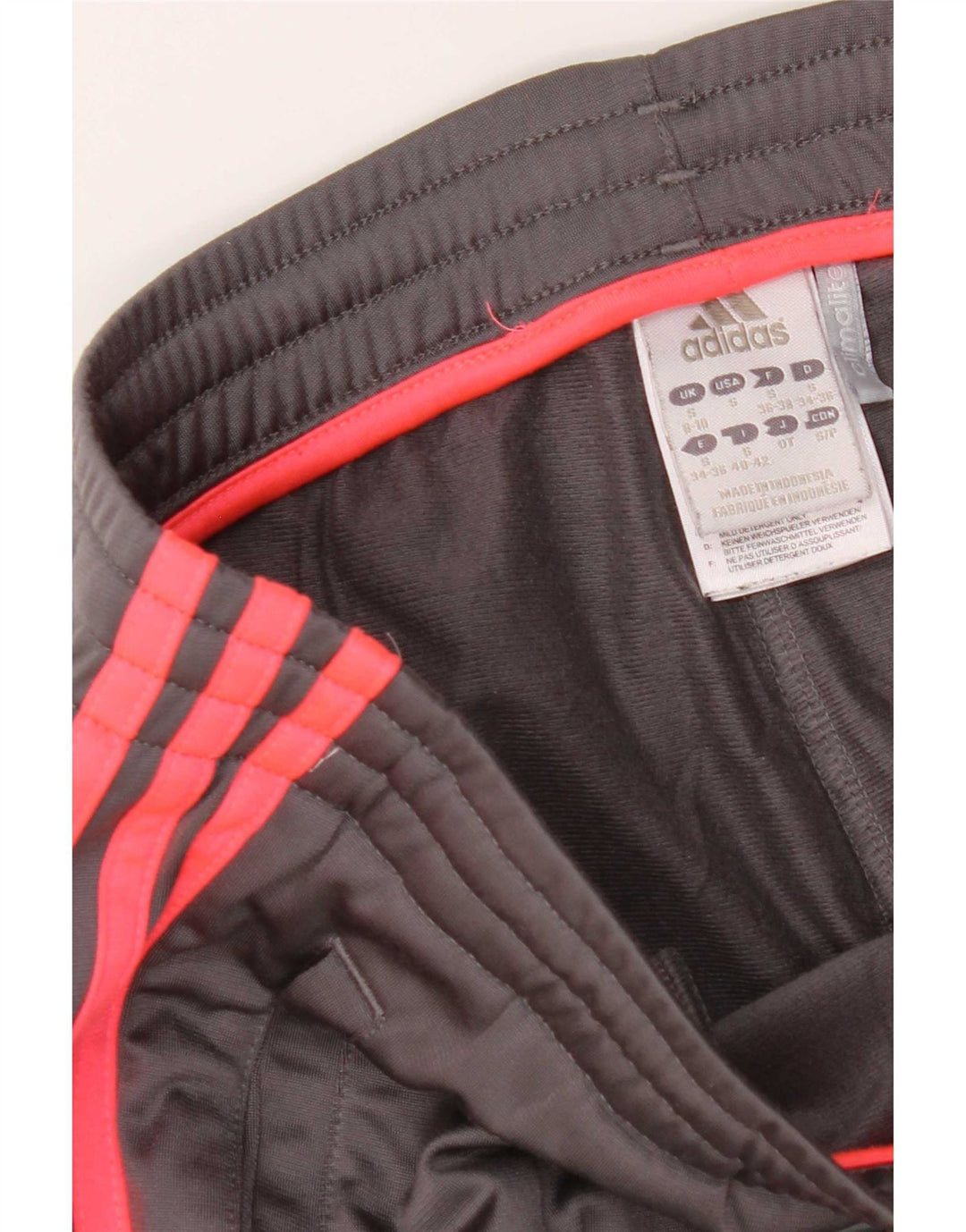 Adidas Damen Trainingshose UK 8/10 Small Grau Polyester