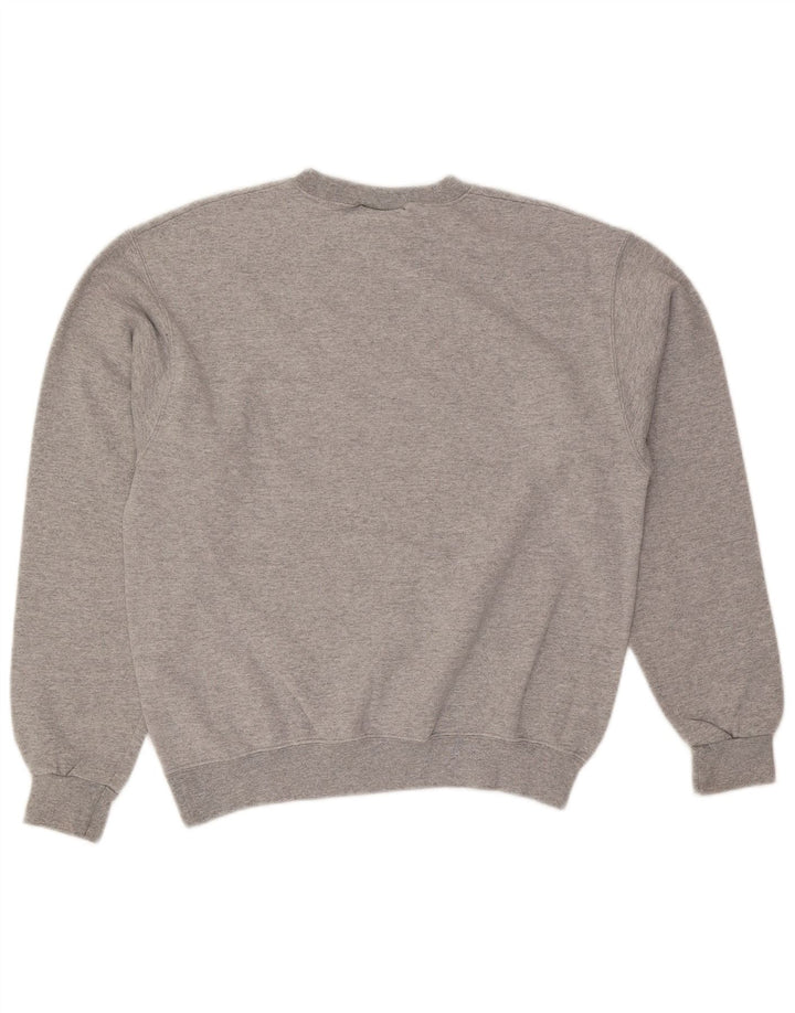 Champion Herren-Sweatshirt mit Grafik, mittelgrau gefleckt