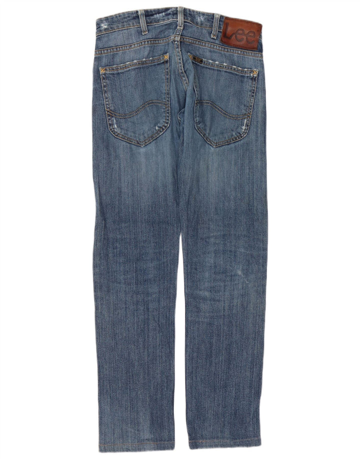 Lee Herren Powell Slim Jeans W29 L30 Blaue Baumwolle