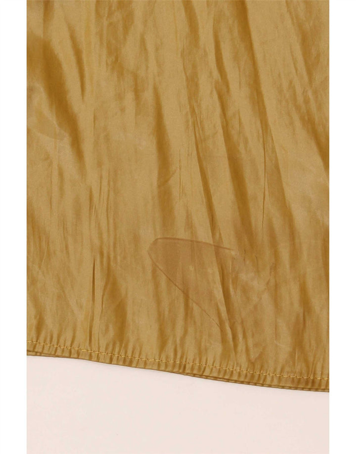 Zara Damen 3/4-Ärmel-Blusenoberteil UK 12 Mittelbeige