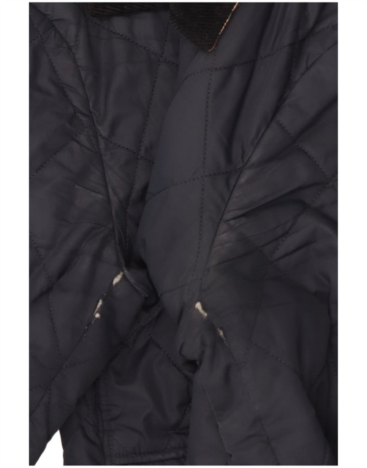 Barbour Damen Steppjacke UK 12 Medium Marineblau