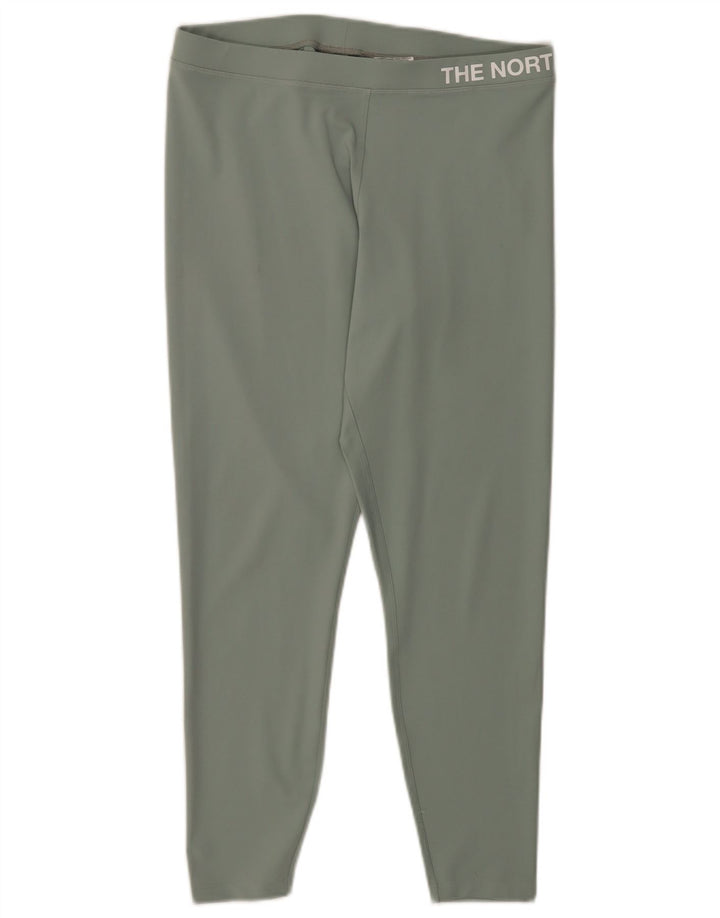 The North Face Damen-Leggings mit Grafik, groß, grün, Polyester, Sport