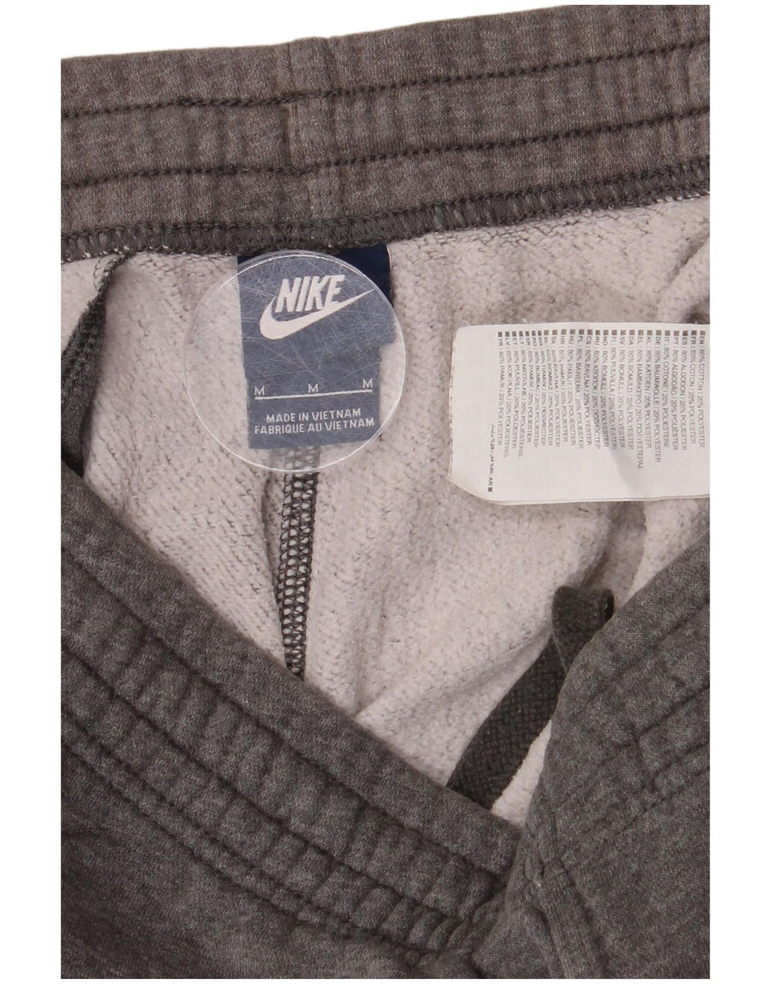 Nike Damen Trainingshose Jogger UK 14 Mittelgraue Baumwolle