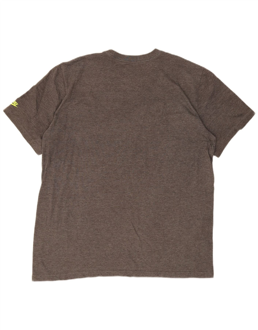 NIKE Herren-T-Shirt mit normaler Passform, Grafik, 2XL, graue Baumwolle
