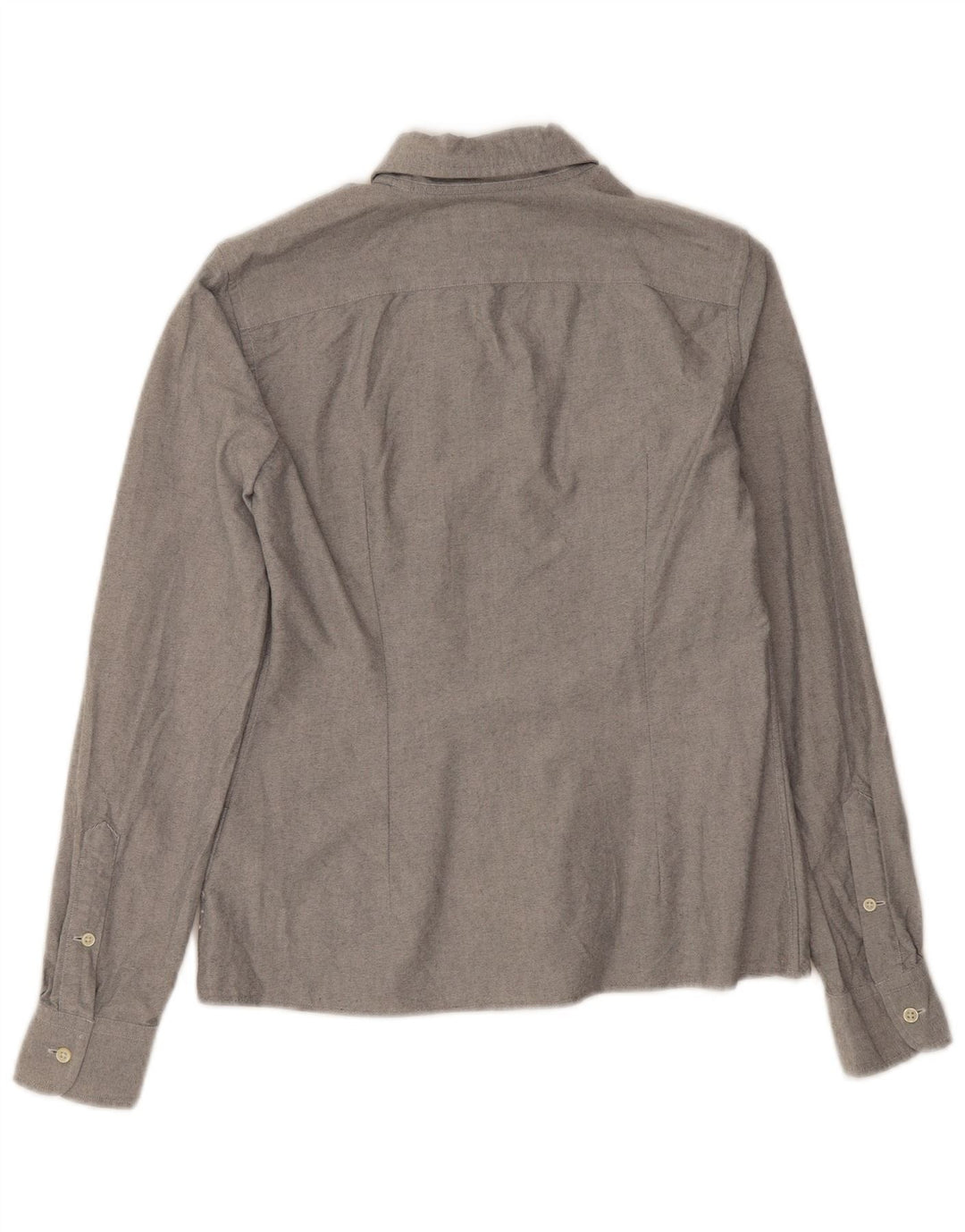 Ralph Lauren Herren-Hemd mit individueller Passform, Größe S, Grau, Baumwolle
