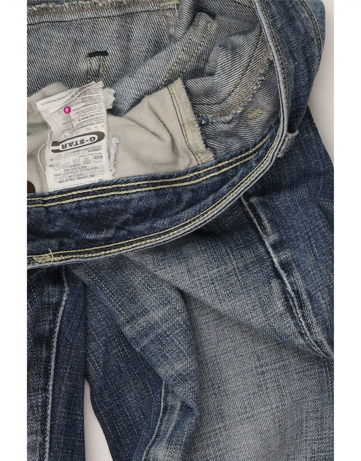 G-Star Damen Straight Jeans W28 L34 Blaue Baumwolle