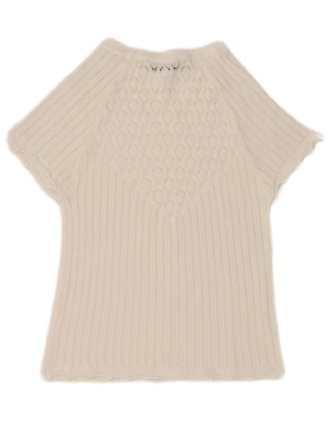 Zara Damen Crop Bluse Top UK 8 Small Weiß