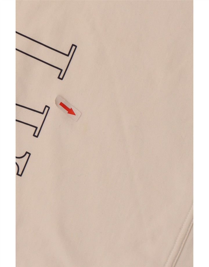 Gap Damen-Sweatshirt mit Grafik-Übergröße, Gr. 10, Größe S, Weiß