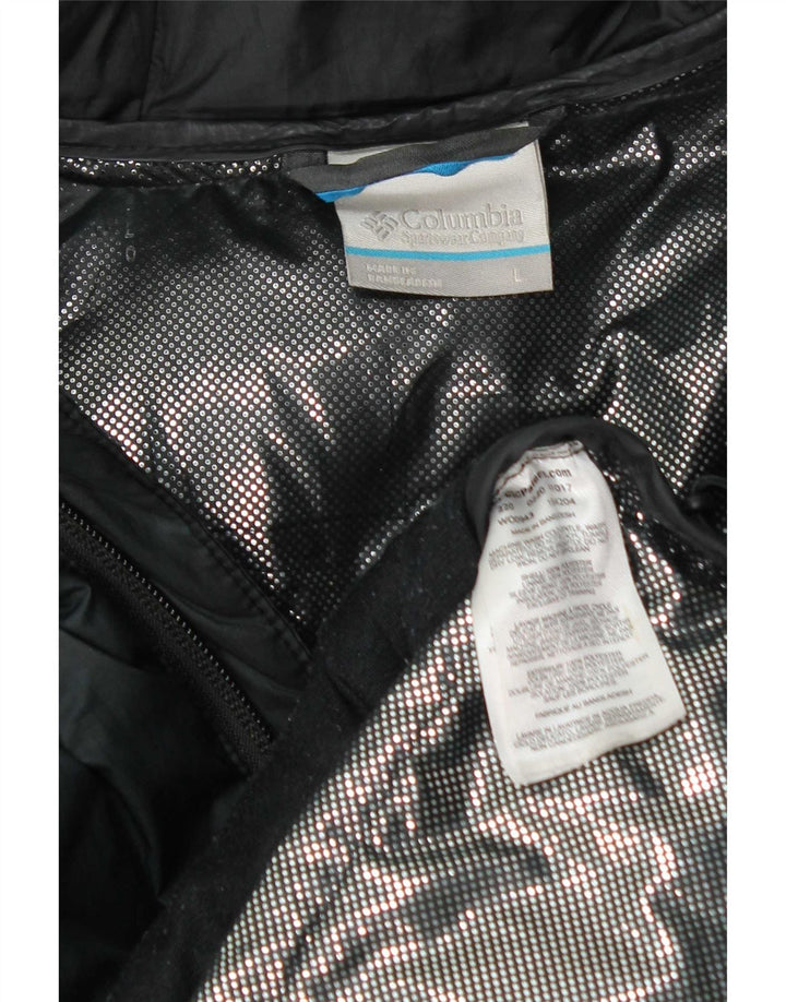 Columbia Herren-Jacke mit Kapuze, gepolstert, UK 40, Größe L, grau, Polyester