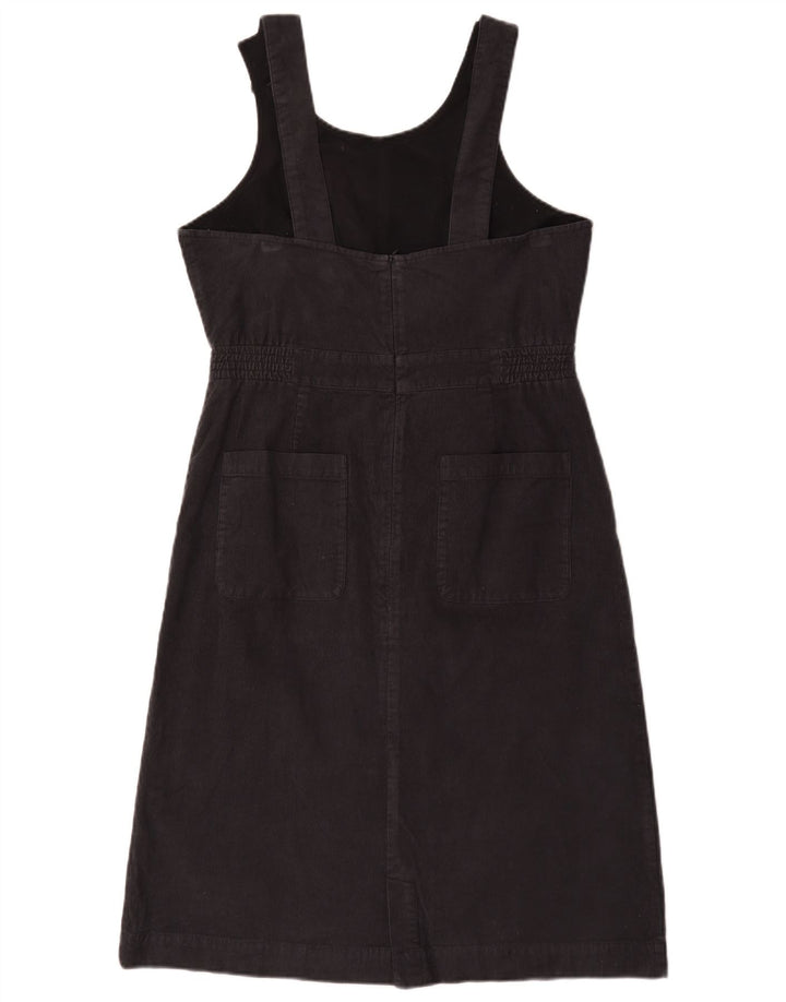 Seasalt Cornwall Damen Pinafore-Kleid UK 12 Mittelschwarze Baumwolle