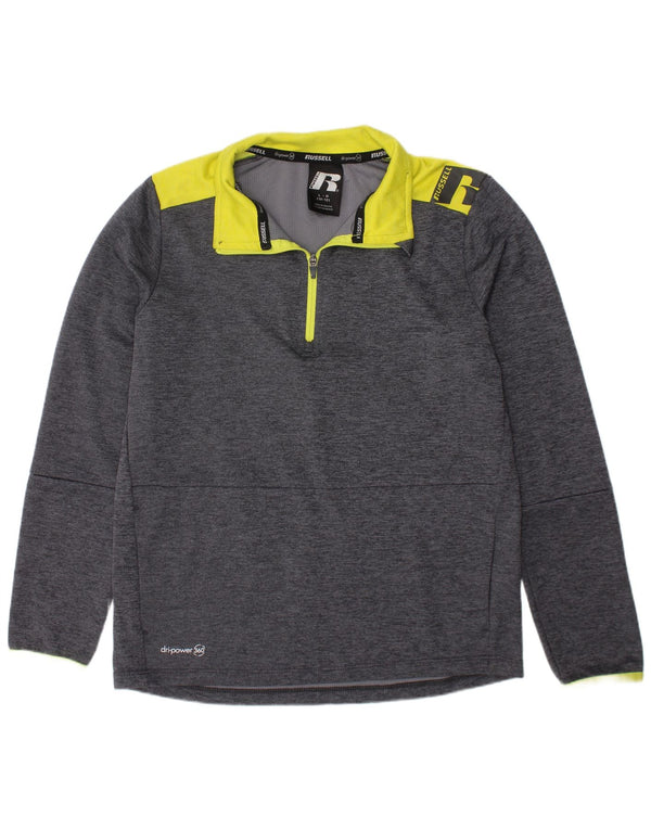 RUSSELL ATHLETIC Pullover-Trainingsanzug für Jungen, 10–11 Jahre, Größe L, Grau