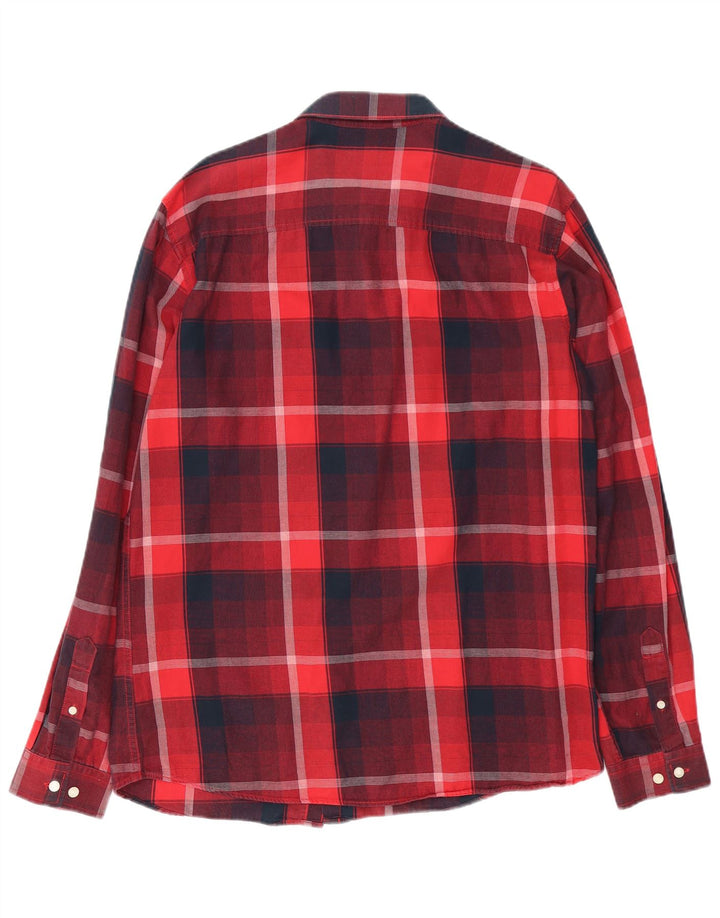 Jack & Jones Herren Core Flannel Shirt XL Rot karierte Baumwolle