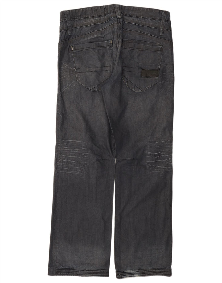 Jack & Jones Herren Straight Jeans W34 L32 Marineblaue Baumwolle