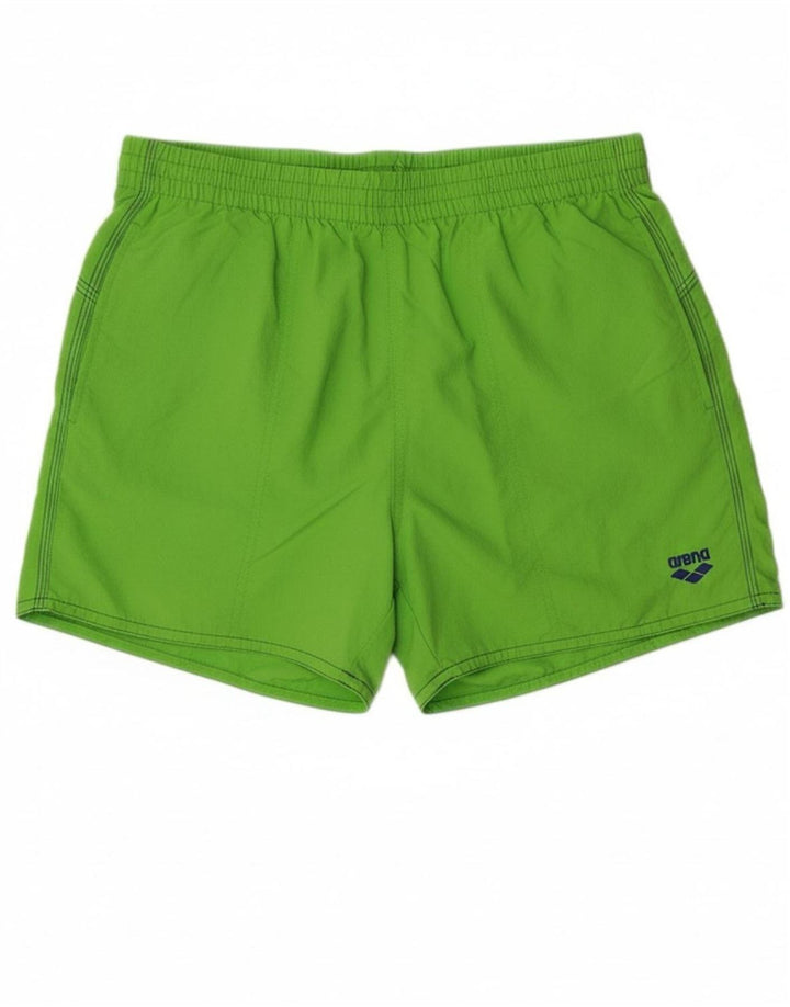 ARENA Mens Swimming Shorts Large  Green Nylon