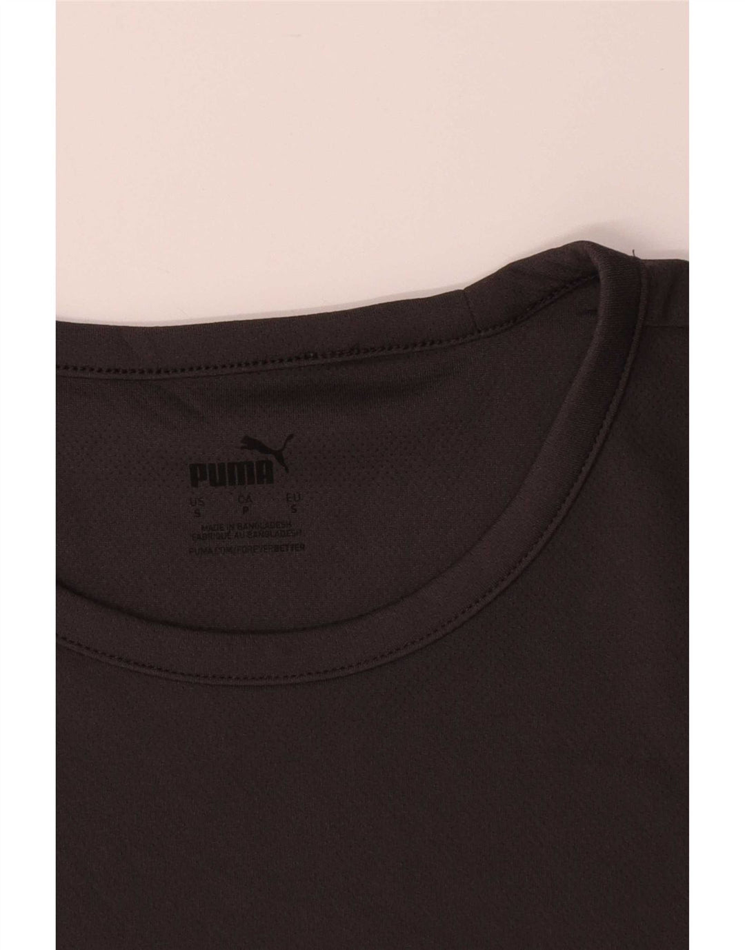 Puma Herren T-Shirt Top Small Schwarz Colourblock Polyester