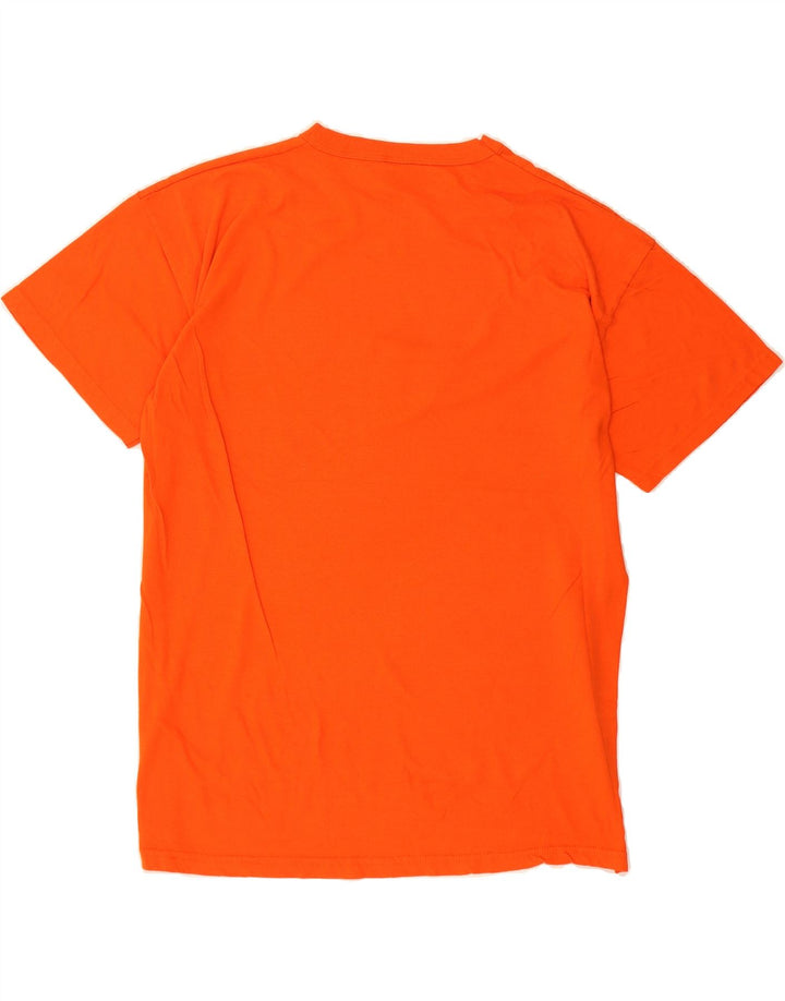 RUSSELL ATHLETIC Mens T-Shirt Top Large Orange Cotton Vintage Russell Athletic and Second-Hand Russell Athletic from Messina Hembry 