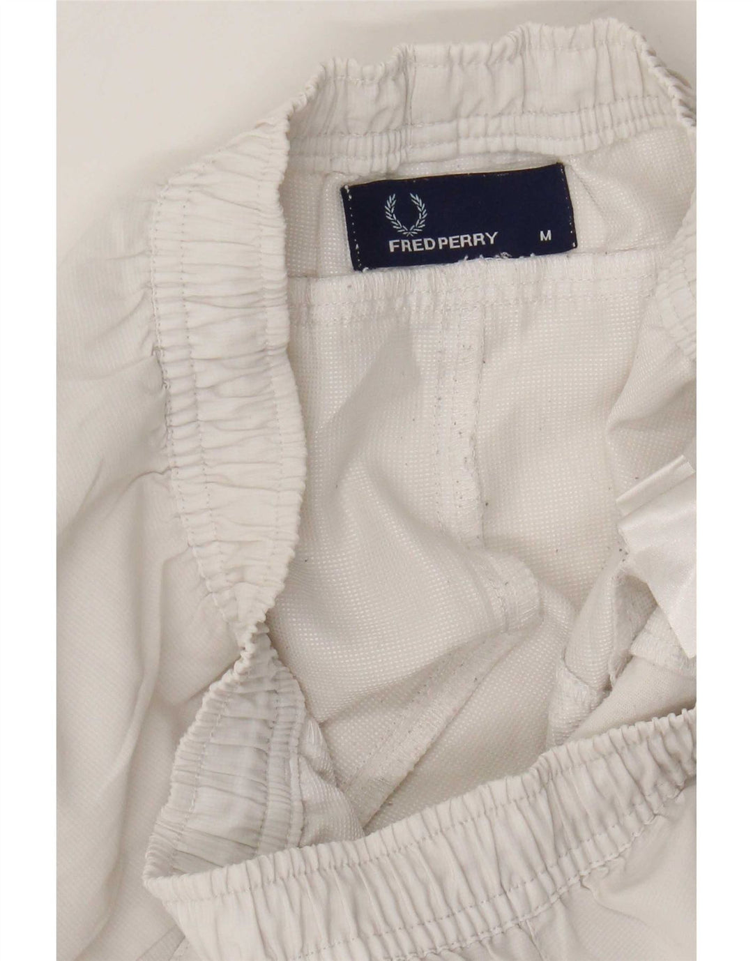 Fred Perry Herren-Sportshorts mit normaler Passform, mittelweißes Polyester