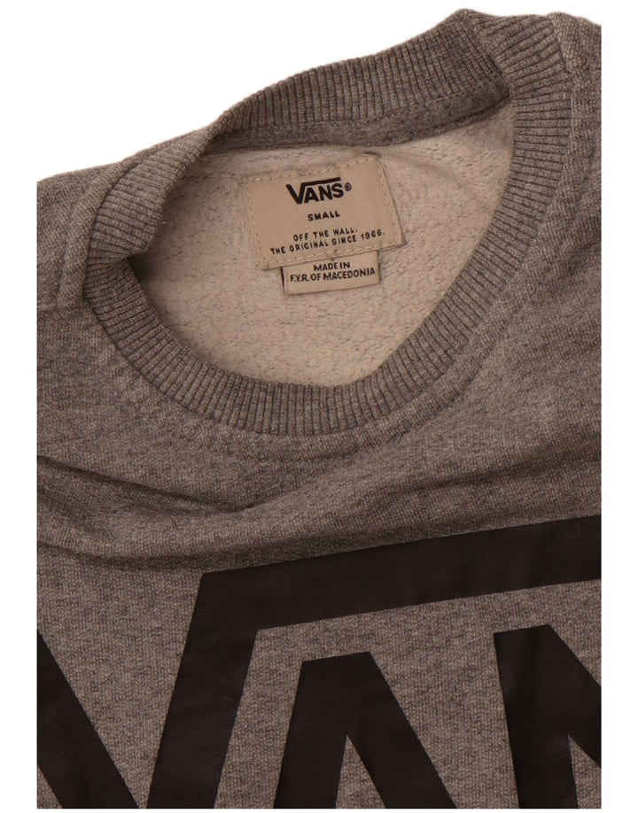 Vans Herren Grafik-Sweatshirt-Pullover, klein, grau gefleckt