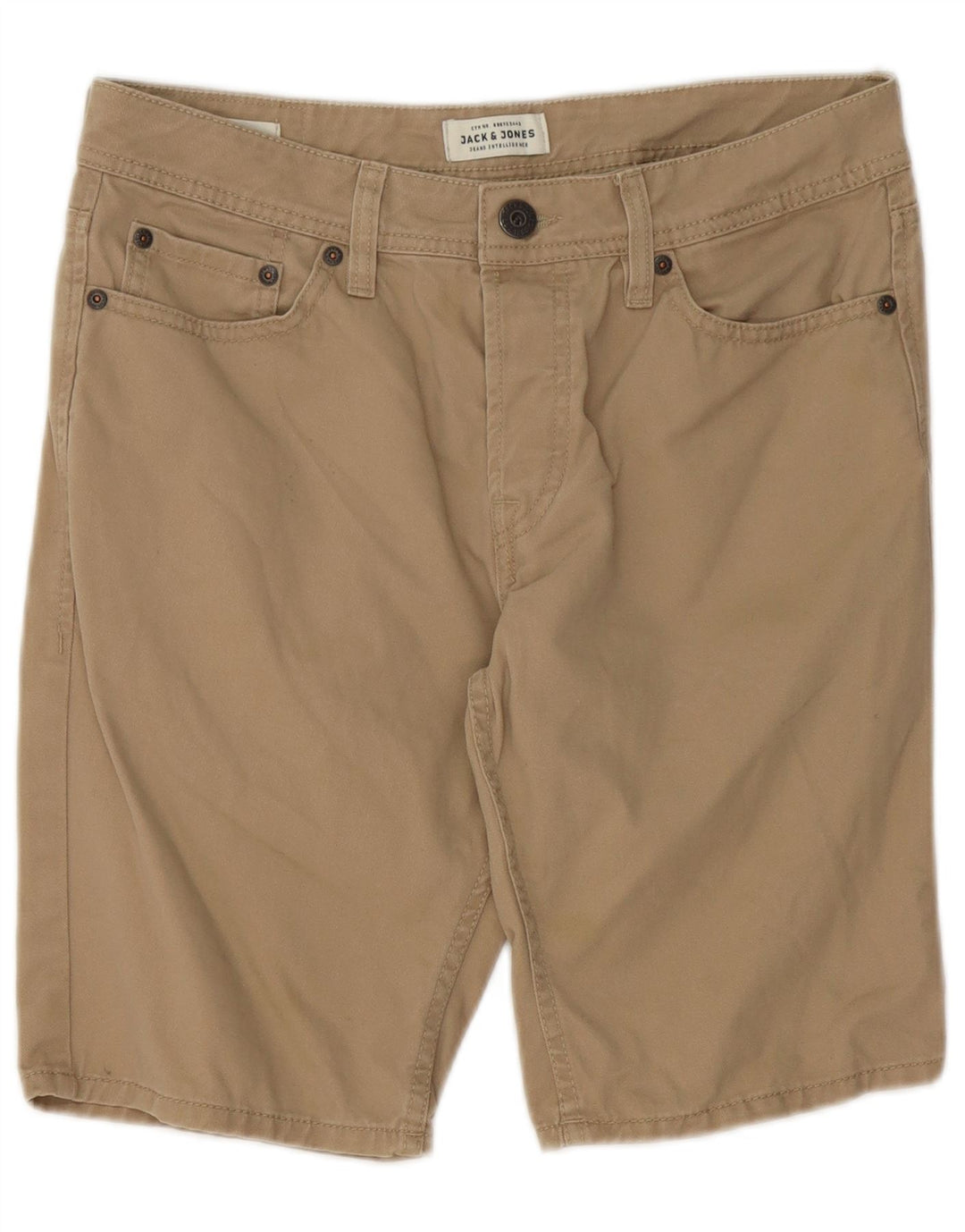 Jack & Jones Herren-Freizeitshorts, Größe S, W29, Beige, Baumwolle