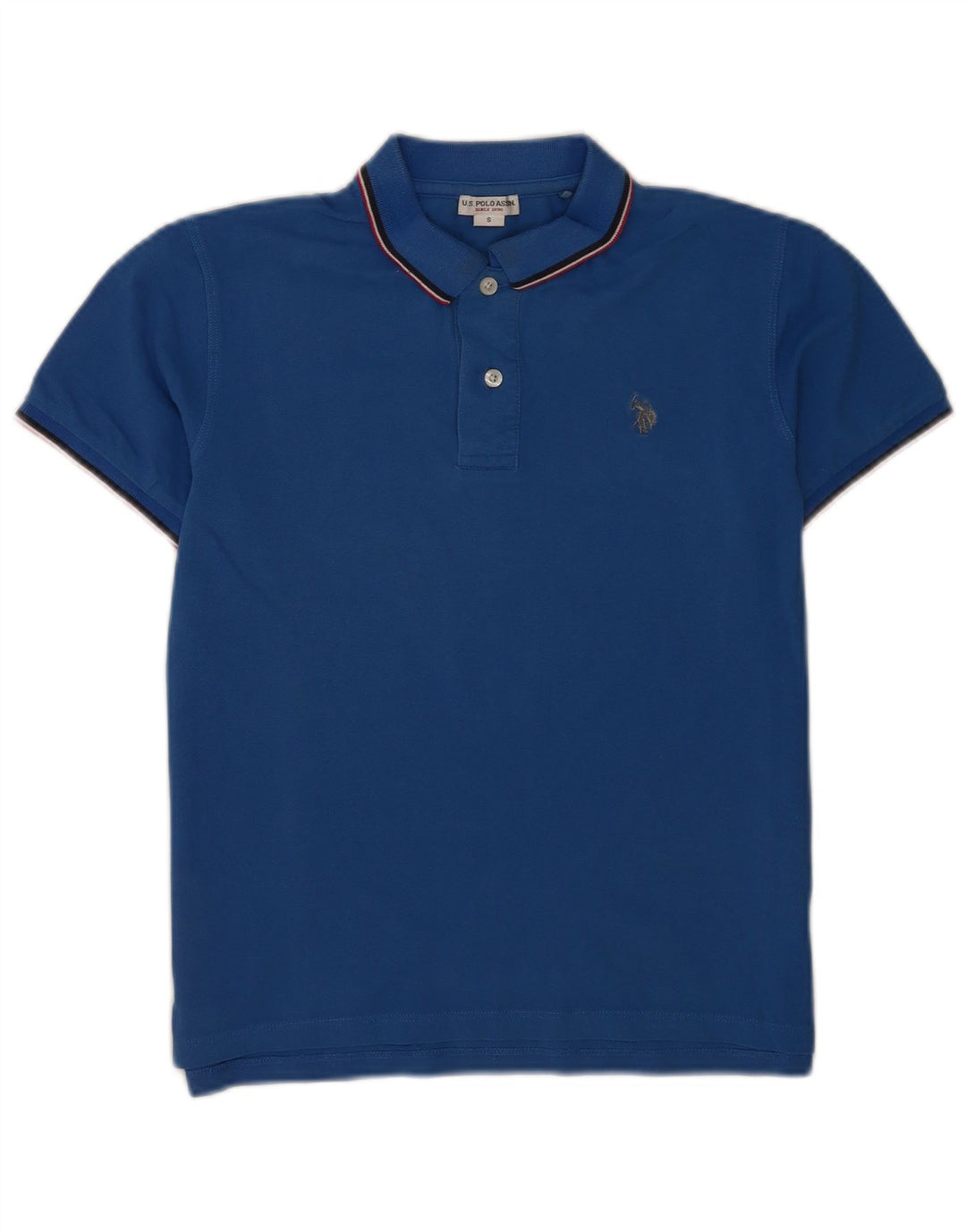 U.S. Polo Assn. Herrenhemd aus Baumwolle, klein, blau gestreift