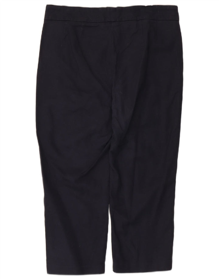 Marks & Spencer Damen Caprihose UK 12 M W34 L22 Marineblau