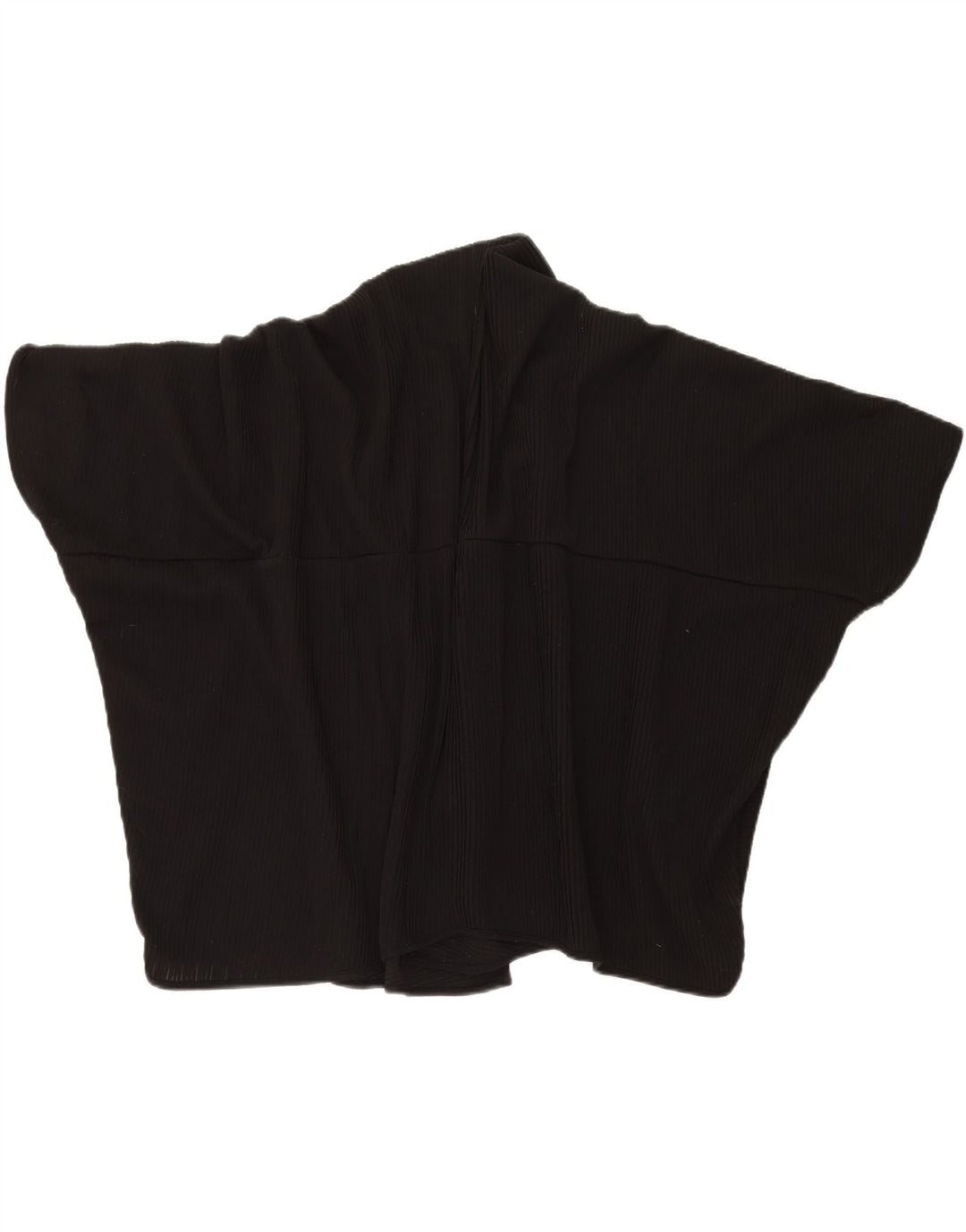 Zara Damen-Oversize-Poncho-Cardigan-Oberteil, UK-Gr. 14, Mittelschwarz
