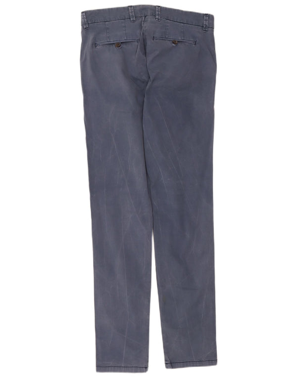 Smog Slim Chino-Hose für Herren, W30, L31, Marineblau, Baumwolle