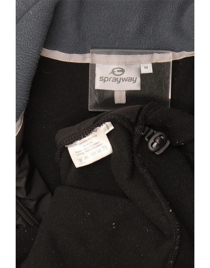 Sprayway Herren-Fleecejacke UK 38 Mittelschwarzes Colourblock-Polyester