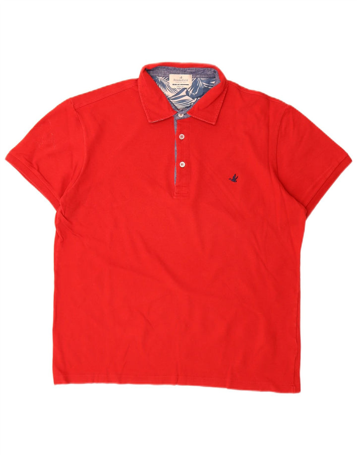 Brooksfield Herren-Poloshirt, groß, Rot