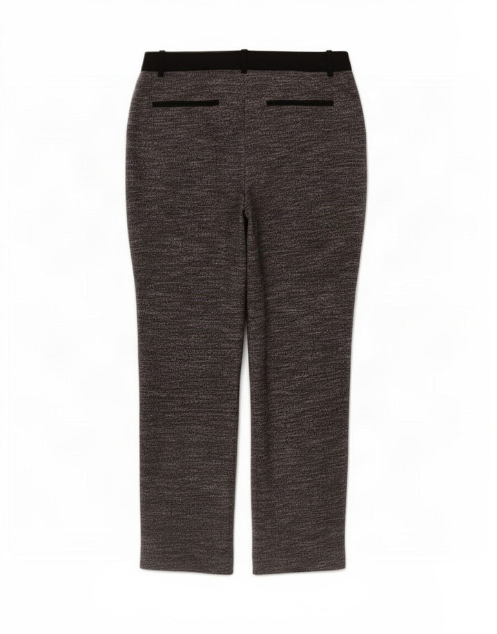 Zara Damen-PEGged-Cropped-Hose, Größe S, W26, L23, Grau meliert