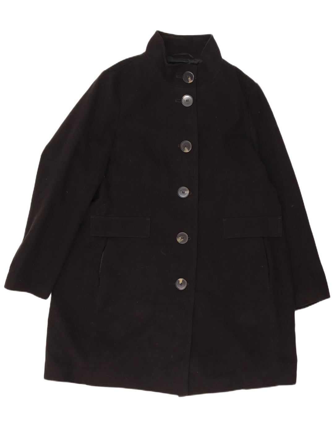 Marks & Spencer Damenmantel UK 20 2XL Schwarz Polyester