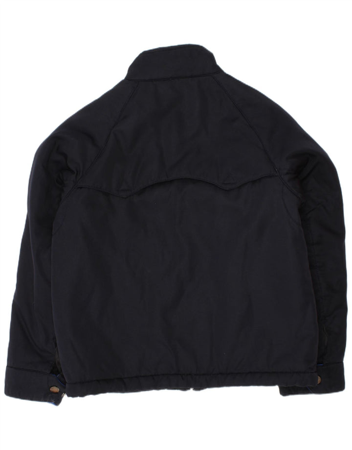 Polo Ralph Lauren Jungen Harrington-Jacke mit Grafik, 7–8 Jahre, Größe S, Marineblau