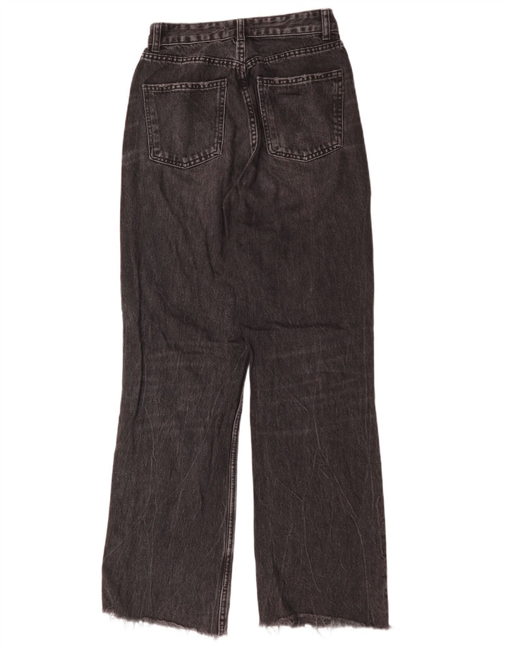 Zara Damen Bootcut-Jeans mit hoher Taille, EU 36, XS, W26, L31, Schwarz