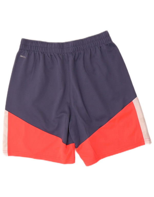 Puma Herren Graphic Sport Shorts Mittelblau Farbblock