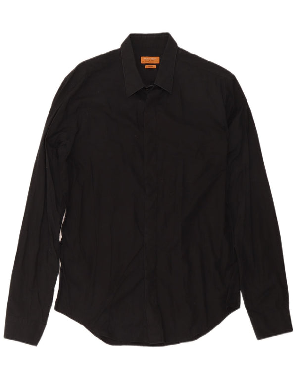 Zara Herren Slim Fit Hemd Medium Schwarz